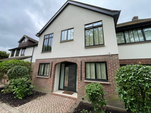 New build plastering project by Monocrete Plastering Co