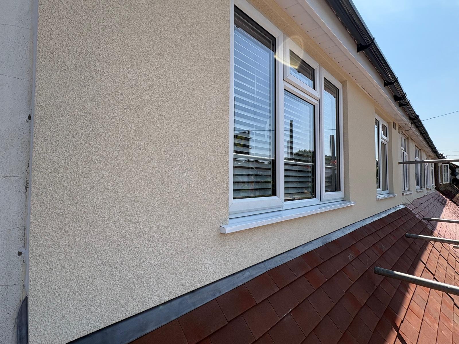 External wall rendering project by Monocrete Plastering Co