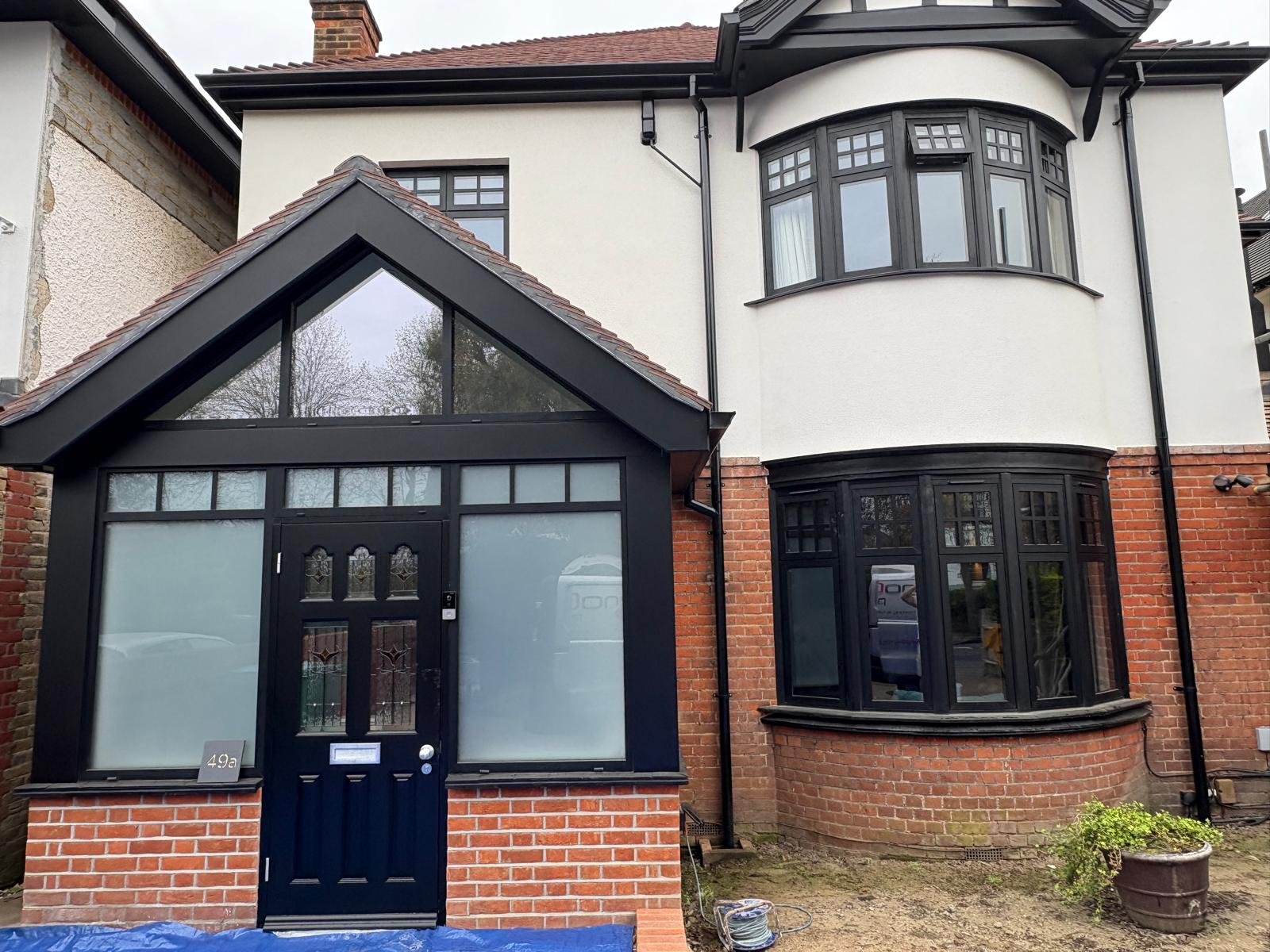 Home extension plastering and rendering project by Monocrete Plastering Co