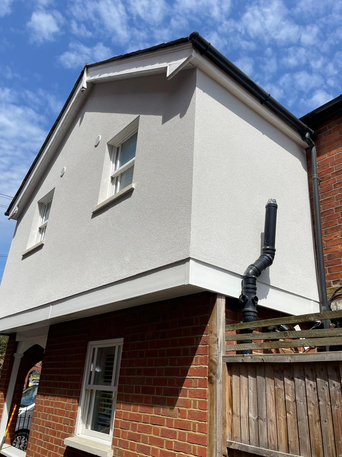 External thin coat rendering work